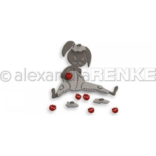 CH 2021 New Arrival Eating Rabbit Metal Cutting Dies Embossing Scrapbooking Stencil Craft Cut Dies For DIY Card Handmade