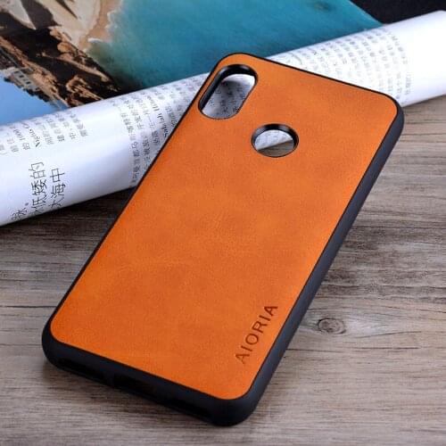 Phone Case for Xiaomi redmi 6 pro 7 6a s2 redmi note 7 5 pro funda Luxury Vintage leather case coque capa TPU with PC hard cover