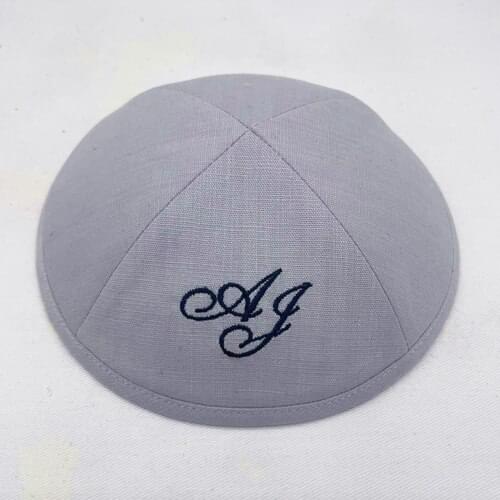 CustomizedProductPersonalizdEmbroideryImprintKippotKippaYarmulkeJewishKippahKulliesBeanies