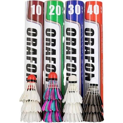 Hot Sale Shuttlecock Tournament Badminton Shuttlecocks Goose Feather 2021 New Durable Stability Balls Outdoor Sport Accessories