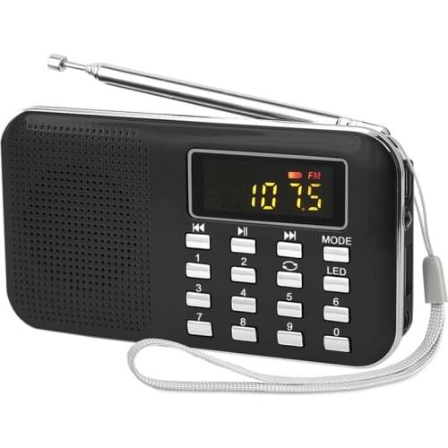 L-218 Mini Card FM Radio Outdoor Portable Multifunction Radio Outdoor Small Speaker for the Elderly