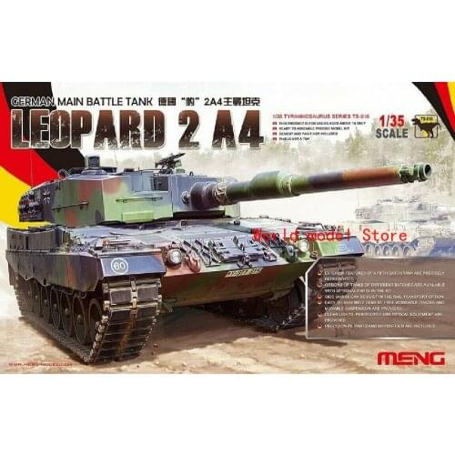 Meng Model TS016 1/35 German Main Battle Tank Leopard 2 A4 Plastic Model Building Kit