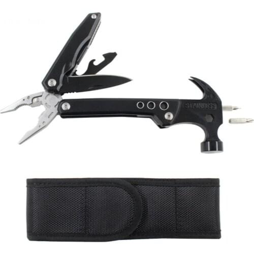 Multitool Pliers Portable Claw hammer Folding Knives Keychain Pliers for Outdoor Survival Camping Hiking Emergency Hand Tool