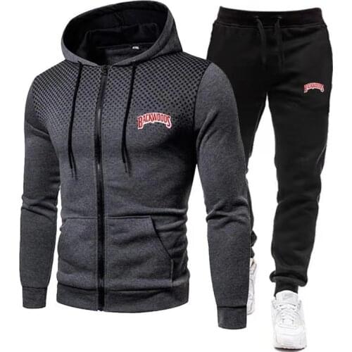 Brand Clothing Mens Autumn Winter Hot Sale Mens Sets Hoodie+pants Two Pieces Sets Casual Tracksuit Male Sportswear 2021 New
