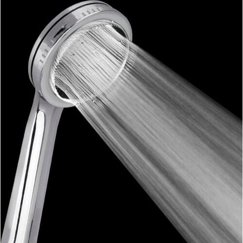 High Pressure High Quality Rainfall Chrome Bath Shower Head Water Saving Spray Nozzle Pressurized Nozzle Shower Head 1pc