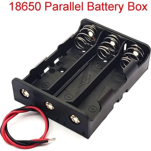 New Style 18650 Parallel Battery Box 18650 Power Bank Cases 3 18650 Battery Holder Storage Box Case 3.7V DIY
