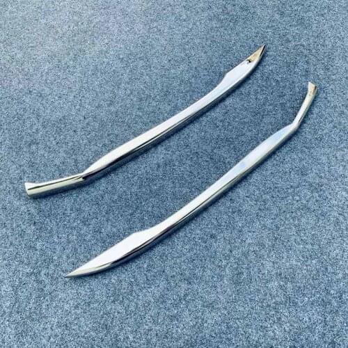 For Toyota Harrier Venza 2020 2021 Stainless Steel Front Rear Bumper Corner Guard Frame Cover Protector Sticker Car Accessories