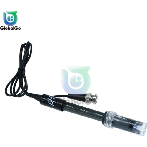 PH 0-14 Value Liquid Detection Regulator Sensor Module Monitoring Control Meter Tester BNC Plug PH Electrode Probe For Arduino