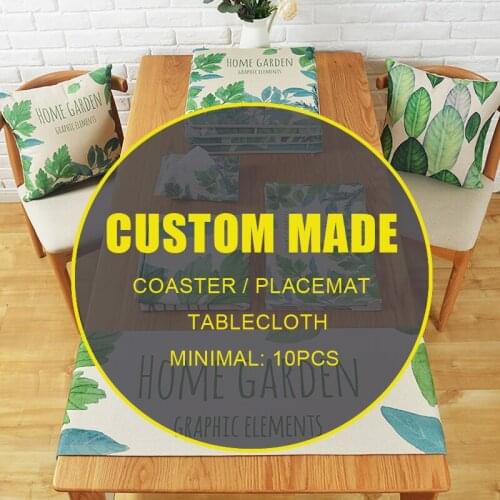 Custom Made Coasters 11.4cm x 11.4cm, Placemats 48cm x 36cm and 44cm x 28cm, Table Mats Wholesale Various styles Free Shipping