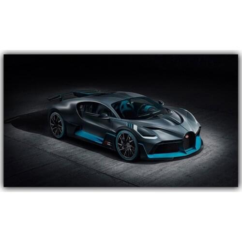 Super Car Poster Awesome Sport Car Canvas Paintings Car Pictures Wall Art for Living Room Home Decor (No Frame)