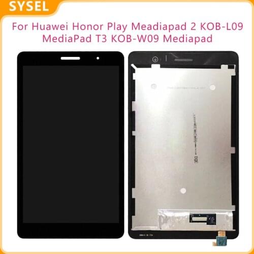 For Huawei Honor Play Meadiapad 2 KOB-L09 MediaPad T3 KOB-W09 Mediapad T3 8.0 LTE 8" LCD Display with Touch Screen Digitizer