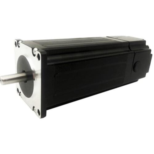 NEMA23 Size 57mm Stepper motor with permanent magnet brake motor torque 3.5N.m(500oz-in) shaft diameter 8.0mm 4A