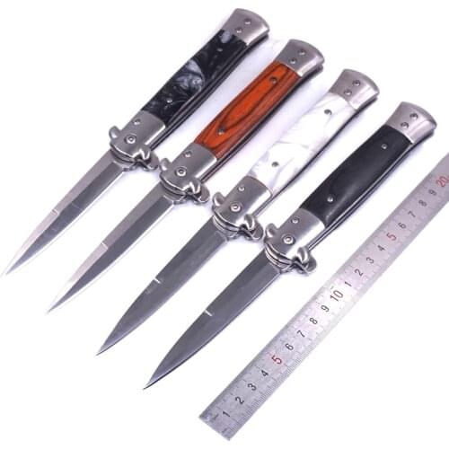 Folding Pocket Knife Tactical Survival Knife 440C Combat Camping Outdoor Hunting EDC Knives Utility Self-defense Multi Tool