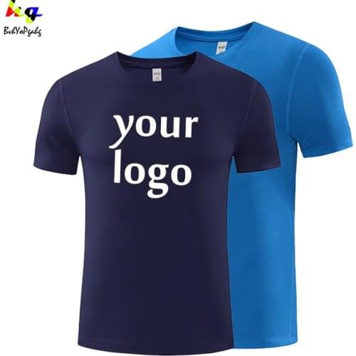 Design your own printed brand logo pictures for men and women T-shirts and custom casual sports T-shirt clothing