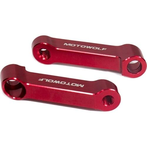 Universal Motorcycle Rearview Mirror Bracket M8/M10 Extension Bracket Heightening Widening Rear View Mirror Extension Rod