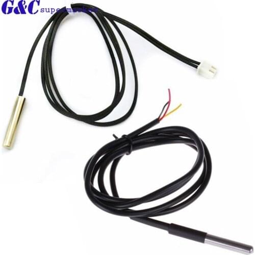 DS1820 Stainless steel package Waterproof DS18b20 temperature probe temperature sensor 18B20 For Arduino