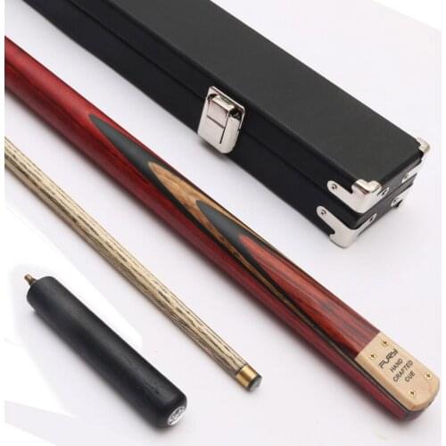 High Quality 3/4 Snooker Cues Stick 9.8mm Tip With Snooker Cue Case 3/4 Set 4 Options China 2016