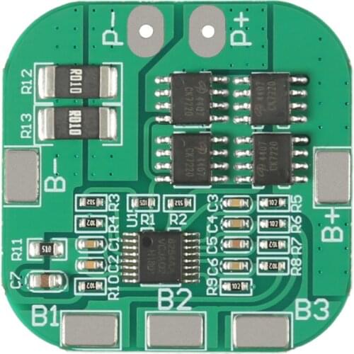 BMS PCM Battery Protection Board 4S 14.8V / 16.8V 20A Peak Li-ion BMS PCM for Lithium LicoO2 Limn2O4 18650 Li battery