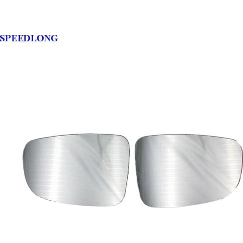 1Pair Left and Right Side Rearview Door Side Mirror Glass for Mazda 3 AXELA 2014-2016