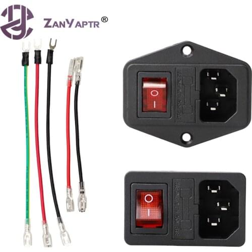 1Pc 3 in 1 Fuse Power Supply Socket For Makerbot Ultimaker 15A for 3D Printer