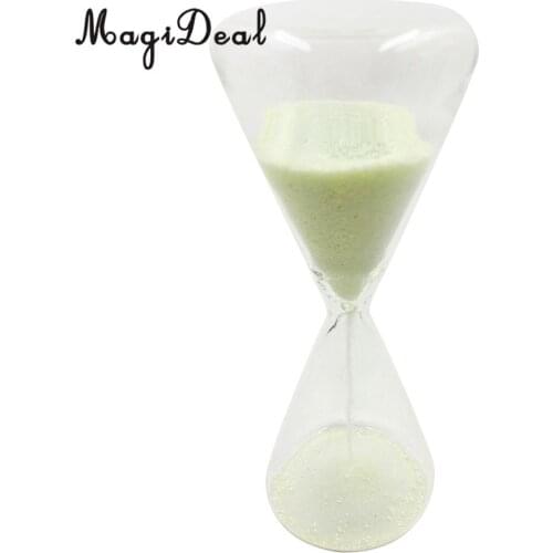 1 Minute Sand Timer Hourglass with White Sand Party Props Glow in The Dark