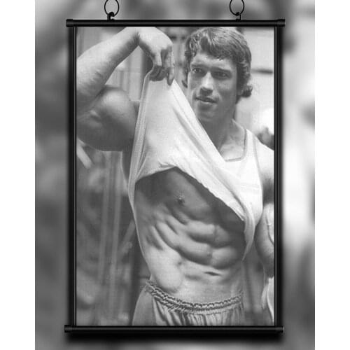 30 Custom Poster Silk Home Deco ARNOLD SCHWARZENEGGER Bodybuilding Motivational Gigantic Strong Wall Art Christmas Gift