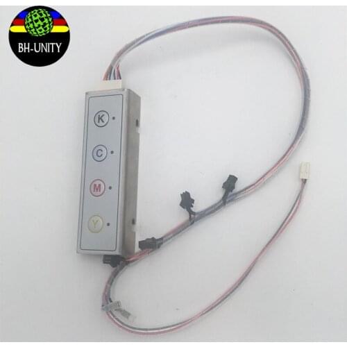 Infiniti 4 color ink press control switch ink button for infiniti zhongye printer