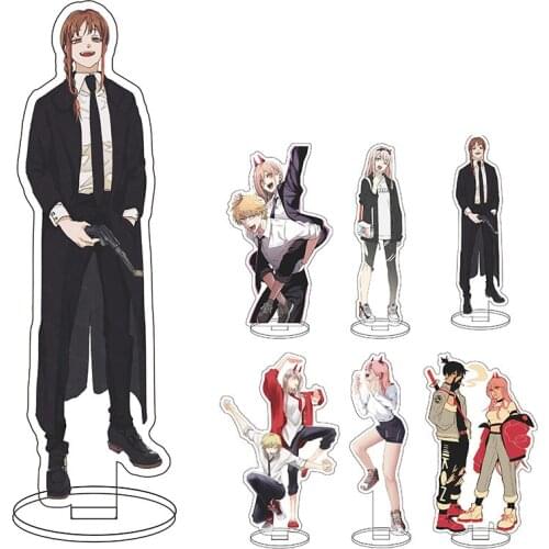Anime Chainsaw Man Denji Pochita Makima Power Himeno Acrylic Stand Figure Desktop Decor Collection Model Toy Doll Gifts Cosplay
