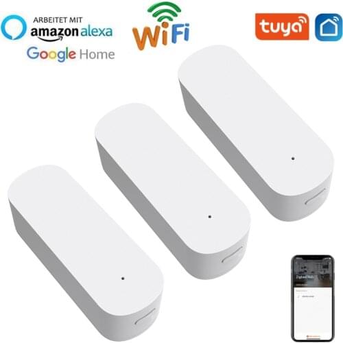 Tuya Smart Home WiFi Zigbee Door Sensor Door Open Detectors Security Protection Alarm System Home Security Alert Security Alarm