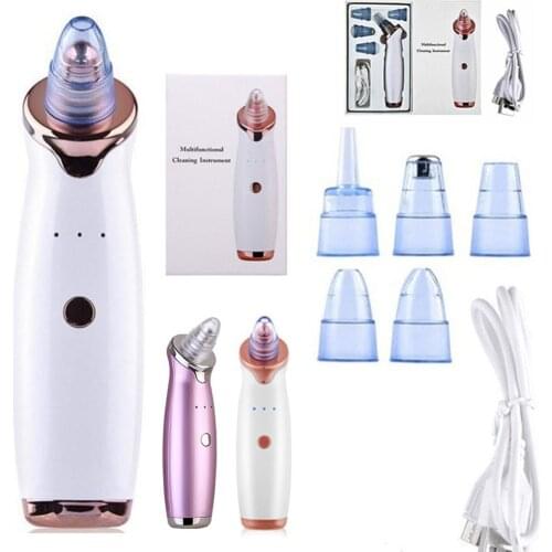 Blackhead Remover Vacuum ABS Upgraded Facial Pore Cleaner Acne Comedone Whitehead Blackhead Extractor Kit Electric Beauty Vacuum