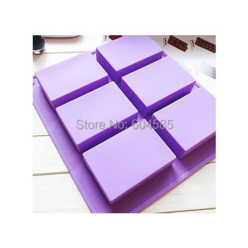 Cupcake and Muffin Pans For Cake,Silicone Rectangle(Random Color)