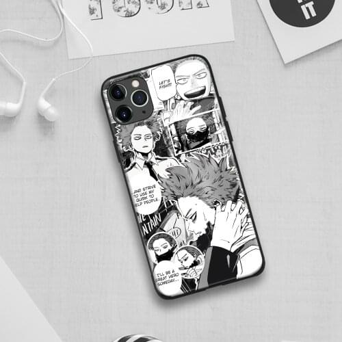 Hitoshi Shinso My Hero Academia anime Soft Silicon Glass Phone Case for IPhone SE 6s 7 8 Plus X Xr Xs 11 12 Mini Pro Max Samsung