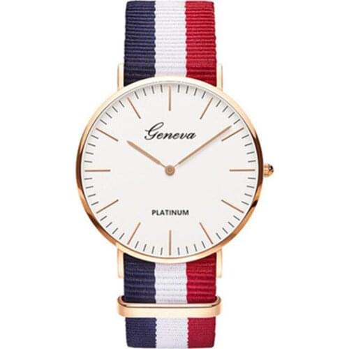 Classic Striped Nylon Strap Unisex Watches Top Brand Women Watches 2019 Casual Concise Men Watch Reloj Mujer Clock Skmei