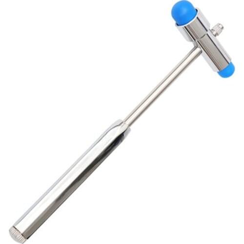 Medical Percussion Hammer Neurology Monitoring Stainless Steel Nerve Reflex Auscultation Stick Doctor With Multi Function Care