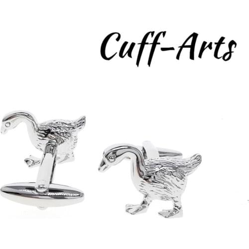 Cute Greese Goose Bird Cufflinks for Men Cufflinks Set Cufflinks Wedding Suit Shirt Cuff Links Men Accessories C10637