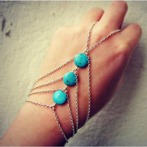 Fashion Women European present Bracelet & Bangle synthetic Chain fit for women girl Bead Charms pulseira feminina wristband