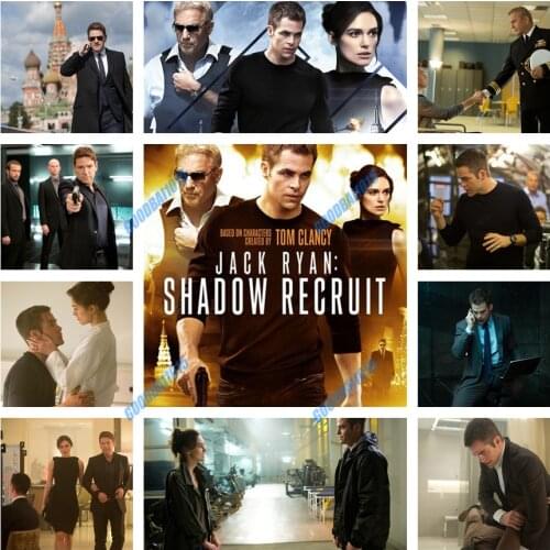 Classic Movie Wall Art Diamond Painting Shadow Recruit Cross Stitch Kits Mosaic Diamond Embroidery Full DIY 5D Home Decor