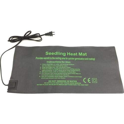 Seedling Heat Mat Propagator Heat Mat Seed Starting Plant Heating Pad Hydroponic Waterproof Mat Warmer Bed Mat