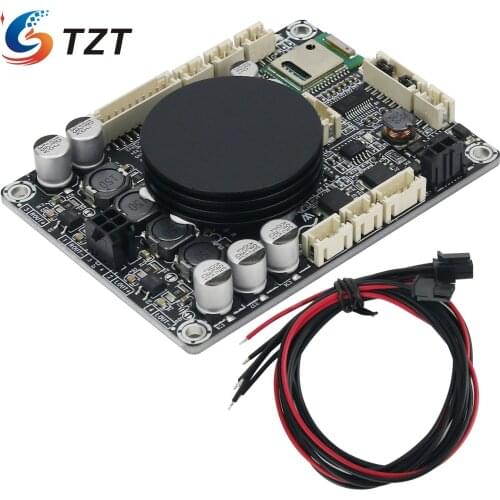 TZT Wondom 2x50W Class D Audio Amp Board Bluetooth 5.0 Amplifier Board JAB2-250 With DSP DIY Speakers