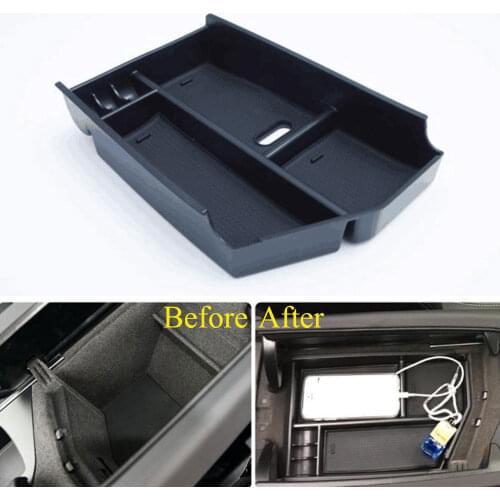 Armrest Secondary Console Storage Box Glove Pallet For Benz ML350 ML250 ML550 ML500 ML63 AMG ML400 Class W166 2012-2015