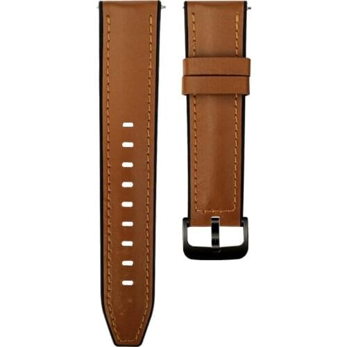 Watch Band 22mm Genuine Leather Strap For Huawei GT GT2 46mm Watch Strap Replacements Honor Magic Watch Mens Strap