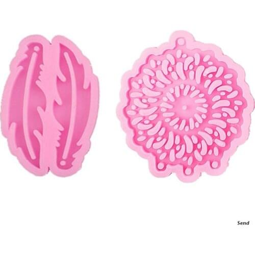 Diy Epoxy Resin Mandala Dream Catcher Wall Decoration Mirror Silicone Mold