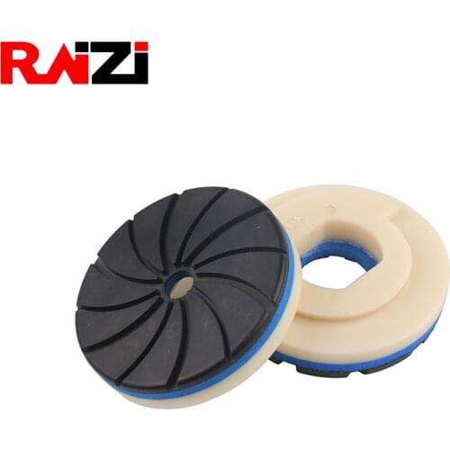 Raizi 5 inch 5 mm Deep color Snail Lock Diamond Granite Sanding Disc For Edge Polishing Grit 50-3000