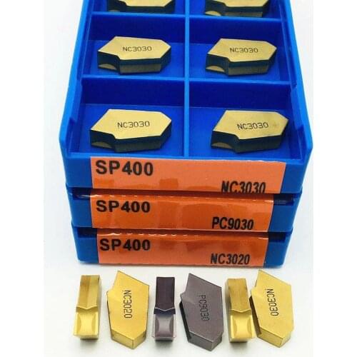 SP400 NC3020 NC3030 PC9030 Grooving carbide insert korloy lathe tool turning tool slitting and grooving tool SP 400