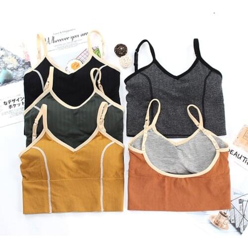 Top Ladies Underwear Free Size Sports Women Bra For Fitness Gym Yoga With Pad Workout Indoor Wear Active High Elastic