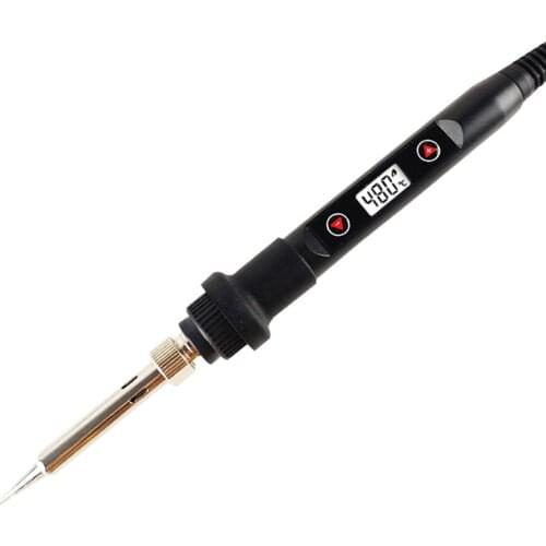 80W LCD Intelligent Digital Electric Soldering Iron Anti-hot 180~480℃ Adjustable Temperature Constant Electric Soldering Iron