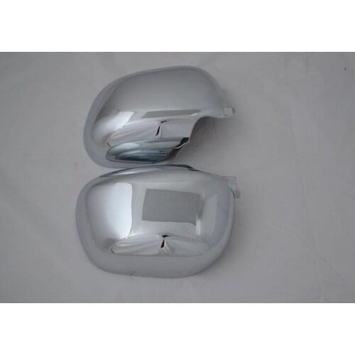 For Mitsubishi ASX 2013 2PCS ABS Chrome Car Side Door Rearview Mirror Frame Cover Trims Cover Trim Car Styling Accessories