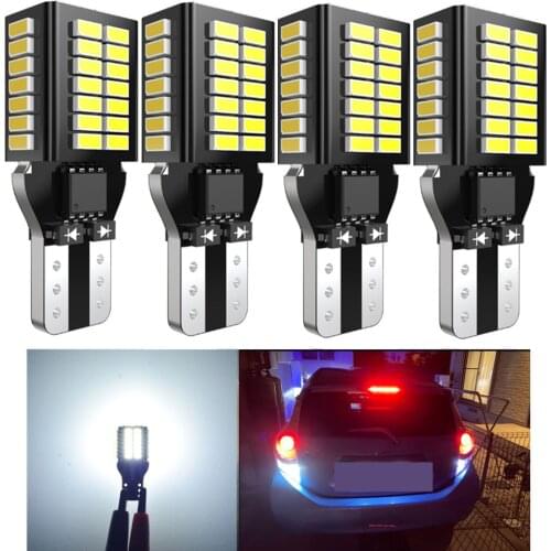 4pcs W16W LED 912 921 T15 LED Bulbs Car Backup Reverse Lights For Hyundai Accent Santa Fe ix35 ix20 ix55 Tucson Elantra Sonata