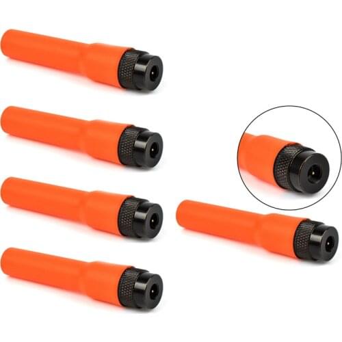 5pcs SF20 SF-20 Orange SMA Male/SMA Female/BNC VHF/UHF Dual Band Antenna for Baofeng Kenwood Vertex Wilson YAESU TYT HYT Radio