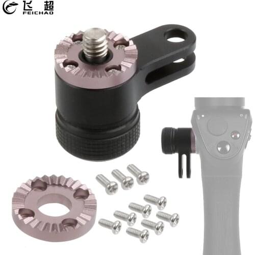 FEICHAO Aluminum Extension Module Handle Gimbal External Mounting Plate Quick Release Adapter with Arri Rosette for DJI OSMO PRO